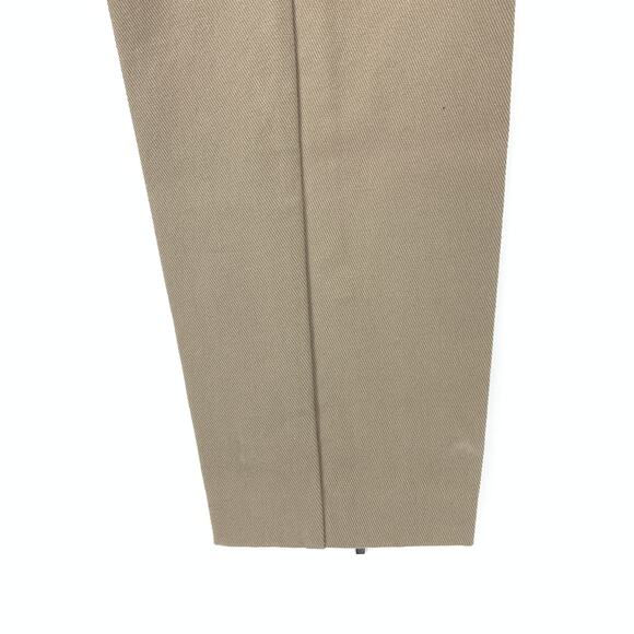 Piazza Sempione Slim Leg Equestrian Style Pant Womens Apx 30" Tan Zipper Detail - Picture 4 of 5
